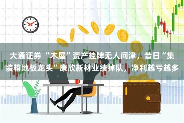 大通证券 “木屋”资产挂牌无人问津，昔日“集装箱地板龙头”康欣新材业绩掉队，净利越亏越多