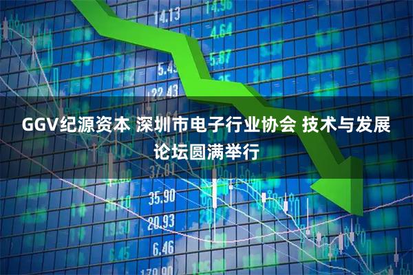 GGV纪源资本 深圳市电子行业协会 技术与发展论坛圆满举行